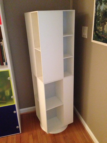 Revolving cabinet bookcase - revolving,