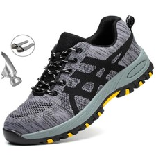 Baskets de travail anti-crevaison pour hommes,  chaussures de sécurité, Légères.