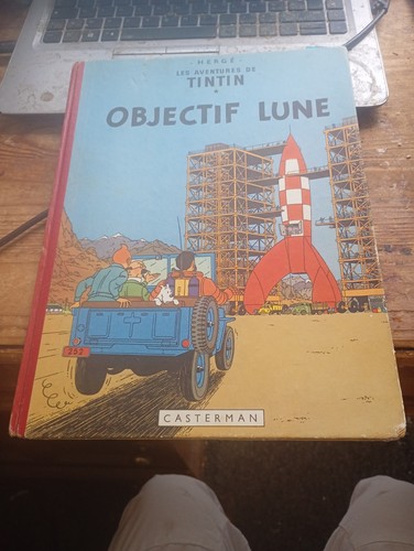 Objectif lune tintin herge - lune,