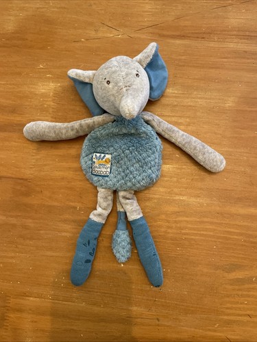 Doudou peluche éléphant - peluche, gris
