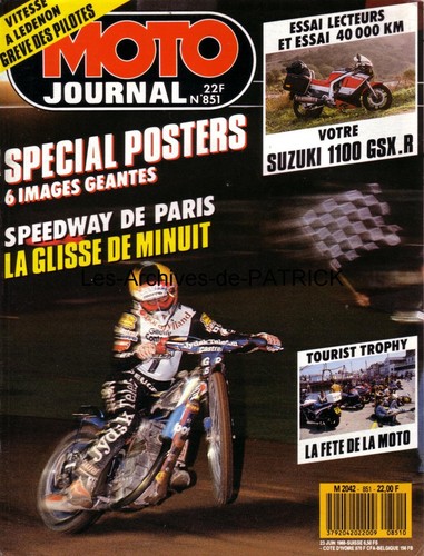Moto journal 851 suzuki gsx - moto,