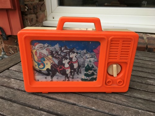 Ancien jouet boite television - jouet,