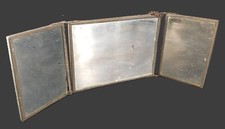Miroir triptyque de barbier en
