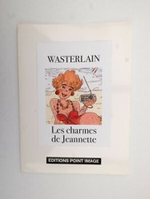 WASTERLAIN portfolio Les Charmes de Jeannette Pointu farde vide et justificatif 