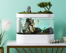  AQUARIUM NANO CUBE small LED  Cube Fish Tank petit mini biorb juwel design oval