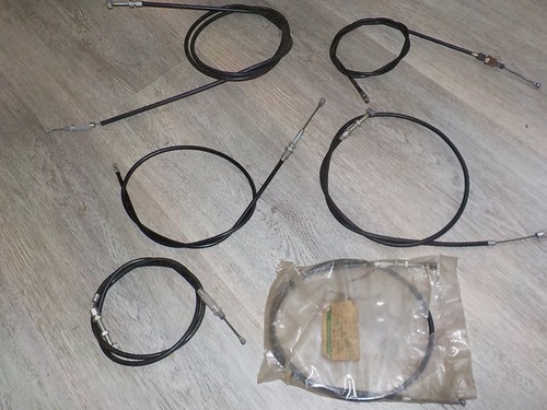 Lot cables ancien cyclomoteur - cables,