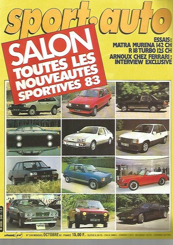 Sport auto 249 salon - sport,