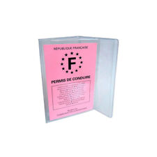 Etui pour permis de conduire plastique transparent