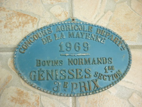Ancienne plaque concours - de,