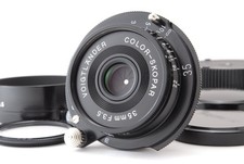 [Mint w/Hood] Voigtlander COLOR-SKOPAR 35mm F/3.5 VM Noir pour Leica M #1832