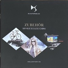 Citroen DS3 and DS3 convertible accessories brochure brochure Depliant