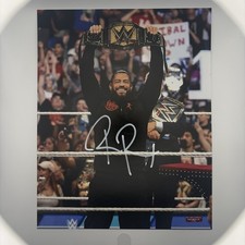 Roman Reigns Signed Autographed 8x10 Photo COA WWE Champion Tribal Chief OTC