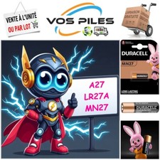 Pile Alcaline 12V : LR27A 27A