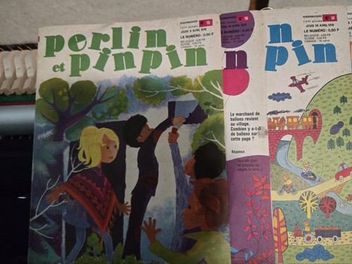 Lot revues perlin pinpin - revues,