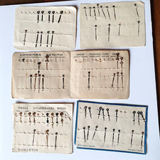 Ancien outils d'Horloger Watchmaker tools Horlogerie -Lot Aiguilles de montre 2