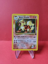 Pokemon Card/Card - Blaine's Arcanine 1/132 Gym Challenge Holo - Excellent++