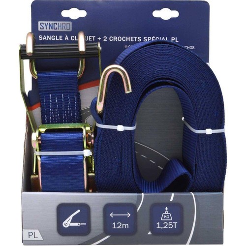 Sangle cliquet avec crochets - sangle, a