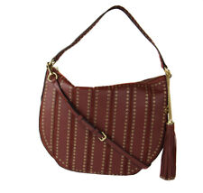 Michael Kors Women's Brick Brooklyn Grommet Hobo Purse Handbag $558 New