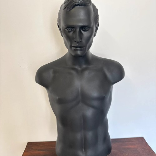 Buste mannequin homme noir - , mat