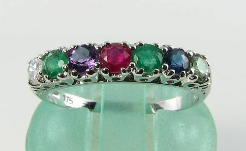 Bague blanc 9ct dearest - or, 9k