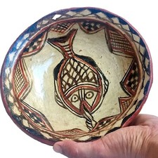 PLAT CREUX EN POTERIE BERBÈRE