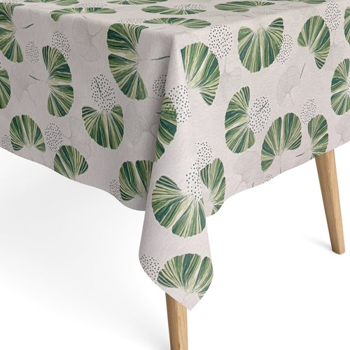 Nappe jacquard coton enduit - nappe,