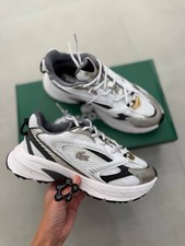 Lacoste 9.5 White Silver Black