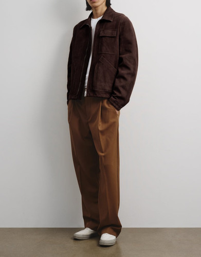 Blouson cuir homme - , marron