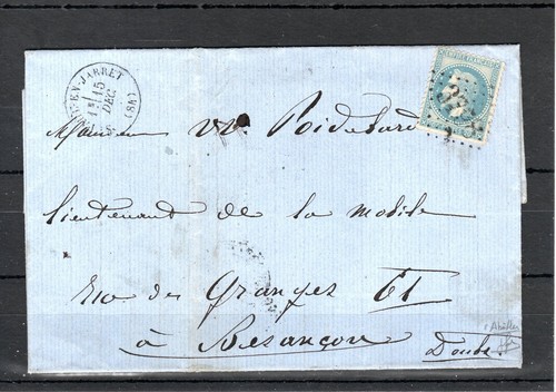 Lettre france 1870 29bc - lettre,