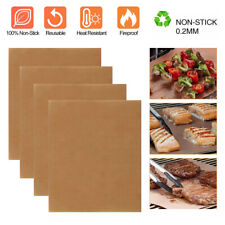 1/20Pcs BBQ Copper Grill Mats Outdoor Barbecue Cooking Baking Non Stick Reusable