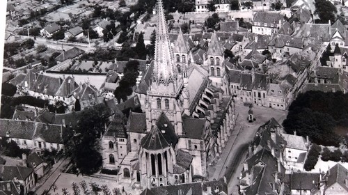 Ancienne photo aérienne - aÉrienne, de