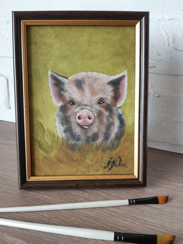 Peinture huile originale - l'huile,