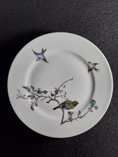 Bracquemond assiette fleurs - bracquemond, &