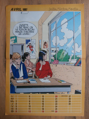 Poster julie claire - bd, julie,