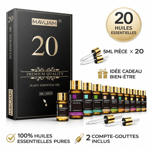 Coffret huiles essentielles - huiles,