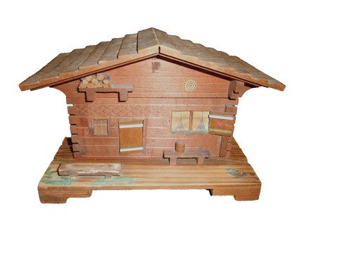 Petit chalet bois boite - bois,, à