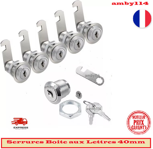 Serrures boîte aux lettres