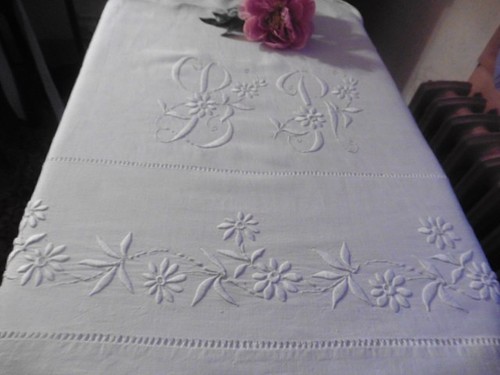 Ancien drap lin - ancien,