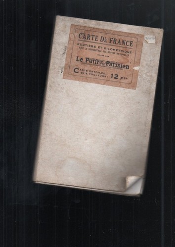 Carte ancien france routière - carte,