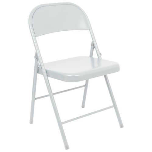 Blanc mat chaise pliante en - 1x,