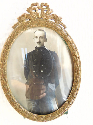 Ancien cadre porte photo - porte,