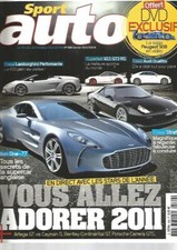 SPORT AUTO N°588 ASTON MARTIN ONE-77 / AUDI QUATTRO CONCEPT / PORSCHE 911 GT3