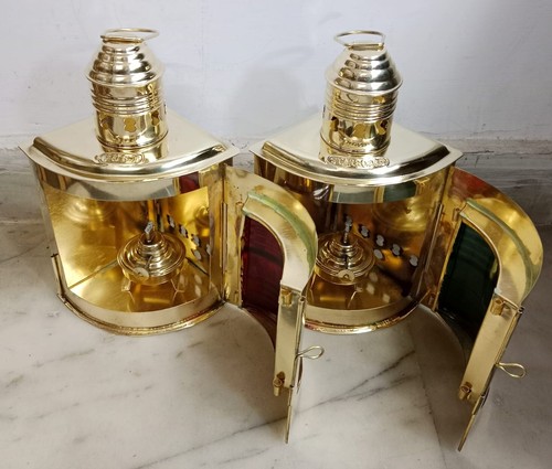 Lampes huile nautiques en - à,
