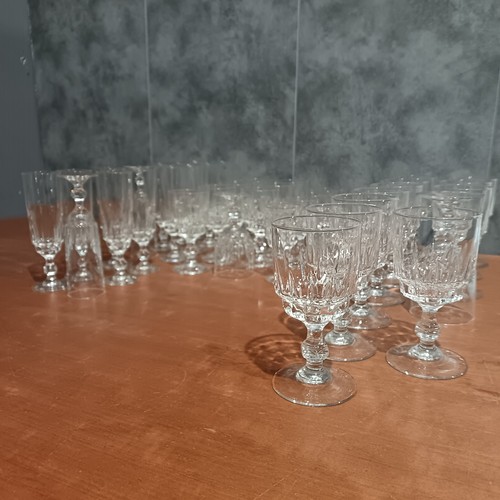 Verres vin en cristal - à,