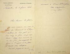 ✒ L.A.S Louis ALEXIS Politics to Henry de GROUX Monument LA ROQUE ANTHERON