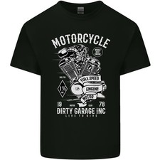 T-Shirt En Coton Léger Pour Homme Motard De Garage Sale