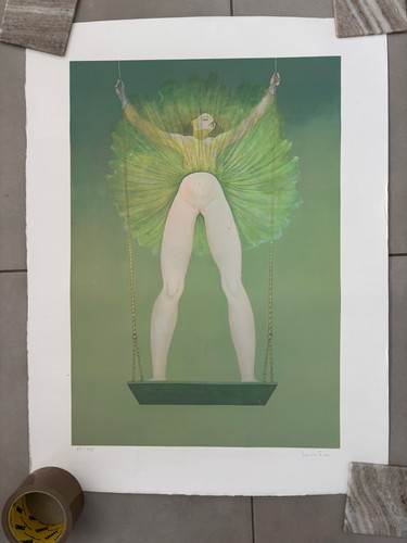 Lithographie leonor fini la - leonor, |
