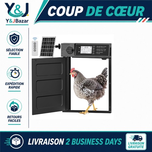 Porte automatique poulailler