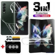 3 en 1 - Film Hydrogel + 3D Protection Caméra Samsung Galaxy Z Fold 7 6 5 4 3