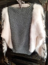 Superbe   pull Angora blanc